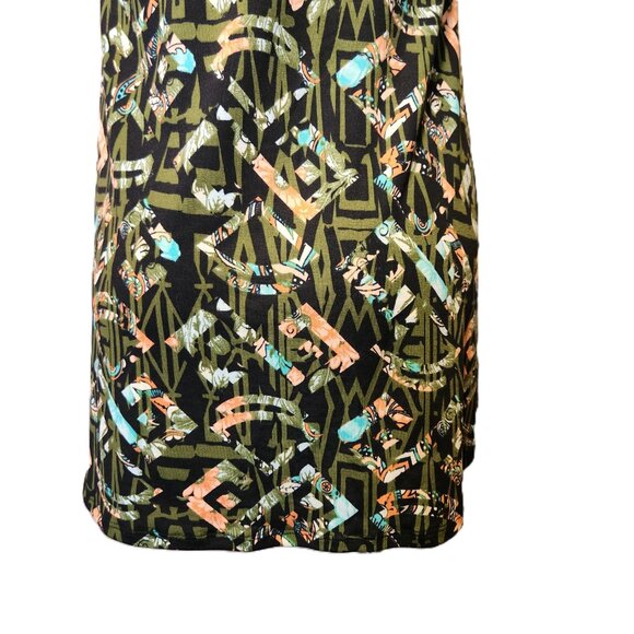 ❤️ 4/$20 New LuLaRoe Perfect T Women's XXS Geometric artsy print Side slits fall - Picture 10 of 14